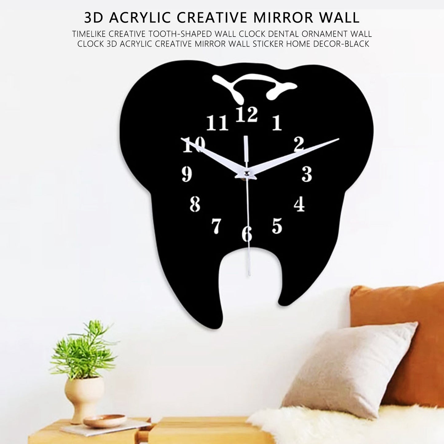 Modern Silent Wall Clock for Home Decor