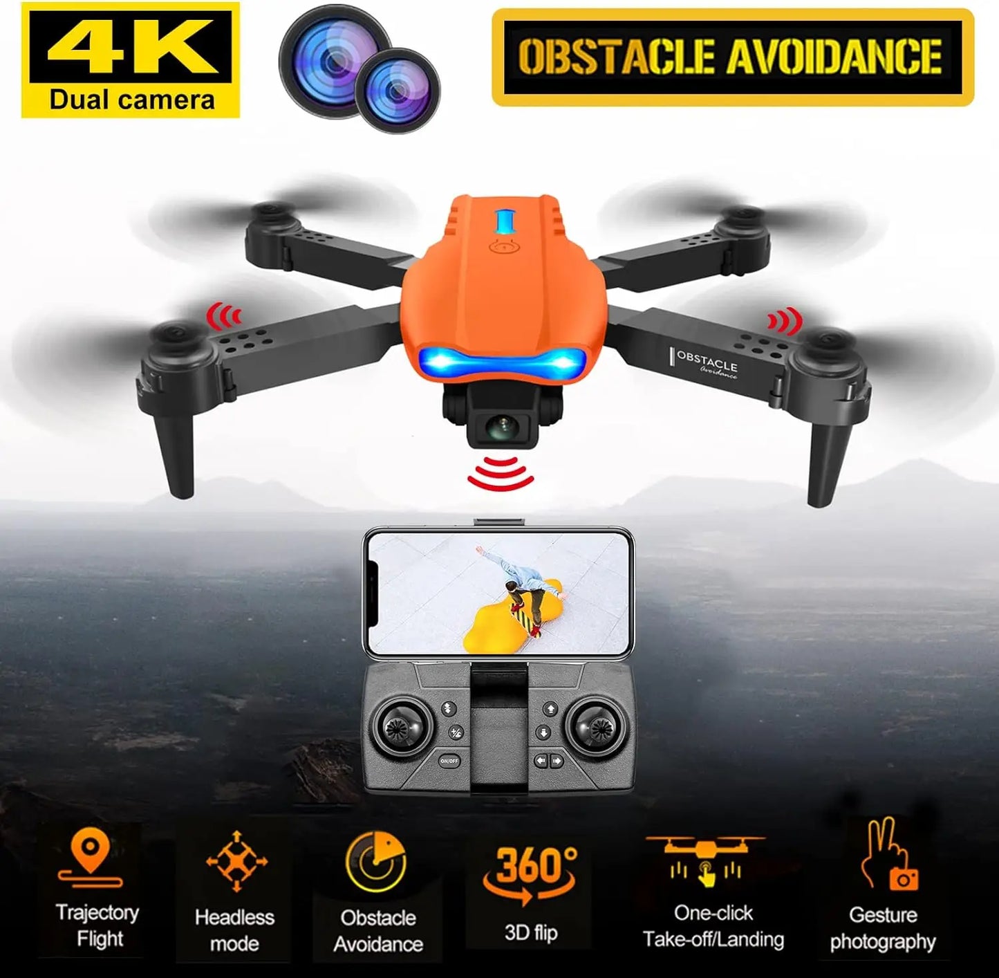 E99 Foldable RC Drone with HD Camera