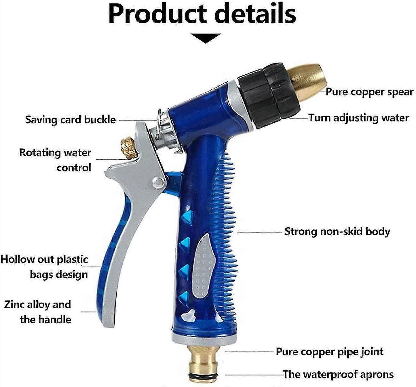 Multifunctional Foam Car Wash Water Gun