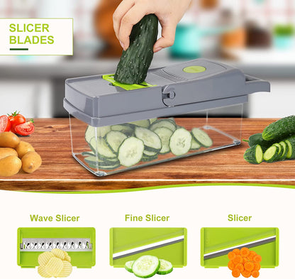 16 in 1 Vegetable Cutter & Chopper for Kitchen