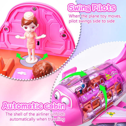 Rotating Electric Airplane Toy ✈️