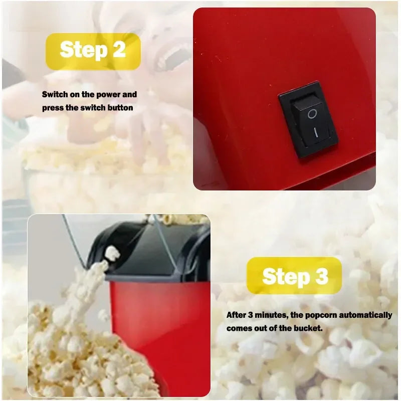 Mini Electric Popcorn Maker 🍿