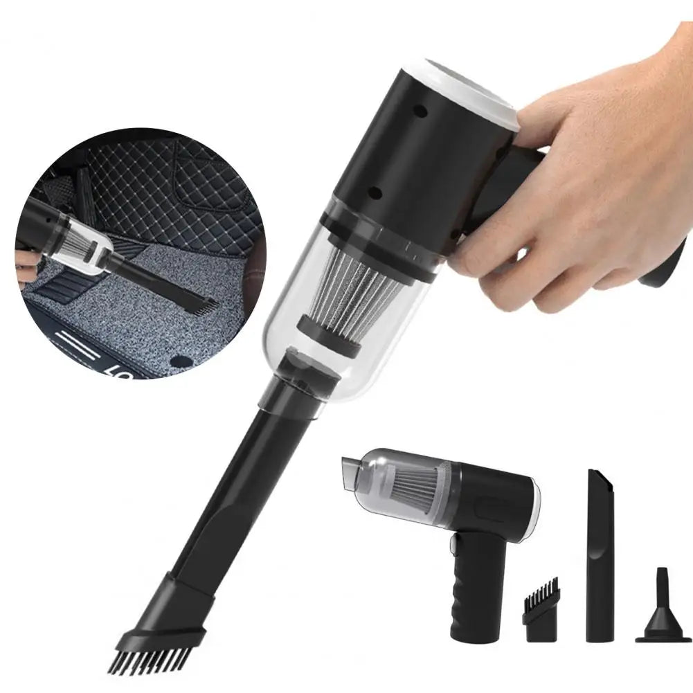 Portable Cordless Handheld Car Vacuum Cleaner with Multiple Attachments