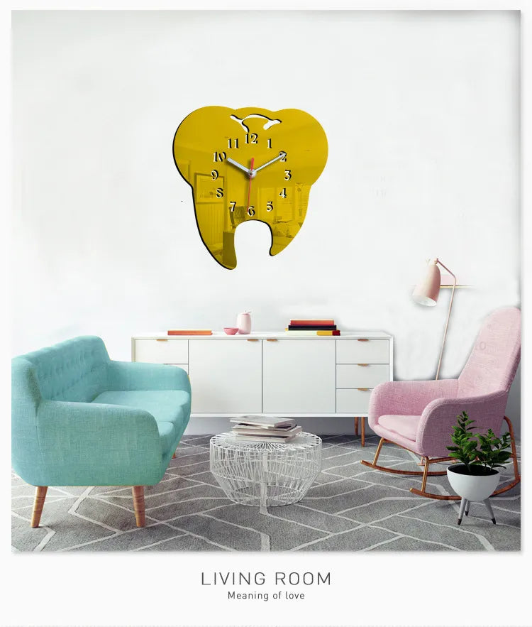 Modern Silent Wall Clock for Home Decor