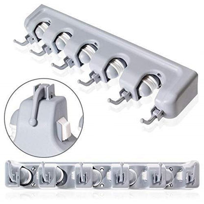 Multi-Purpose Broom & Toiletries Organizer