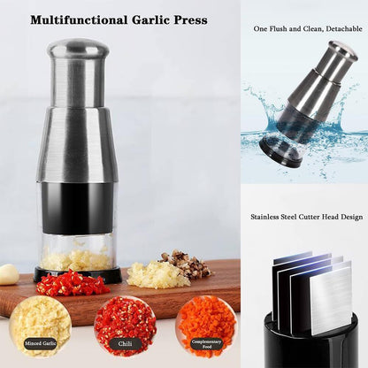 Manual Garlic Crusher & Press for Kitchen